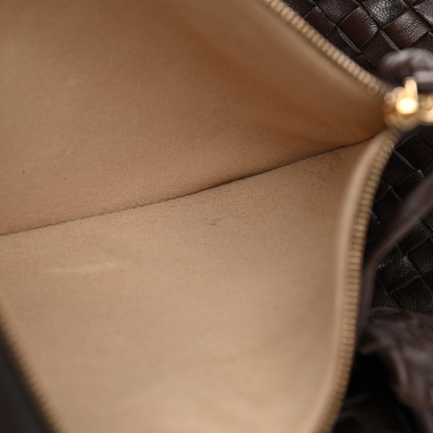 Nappa Intrecciato Mini Cabat Ebano