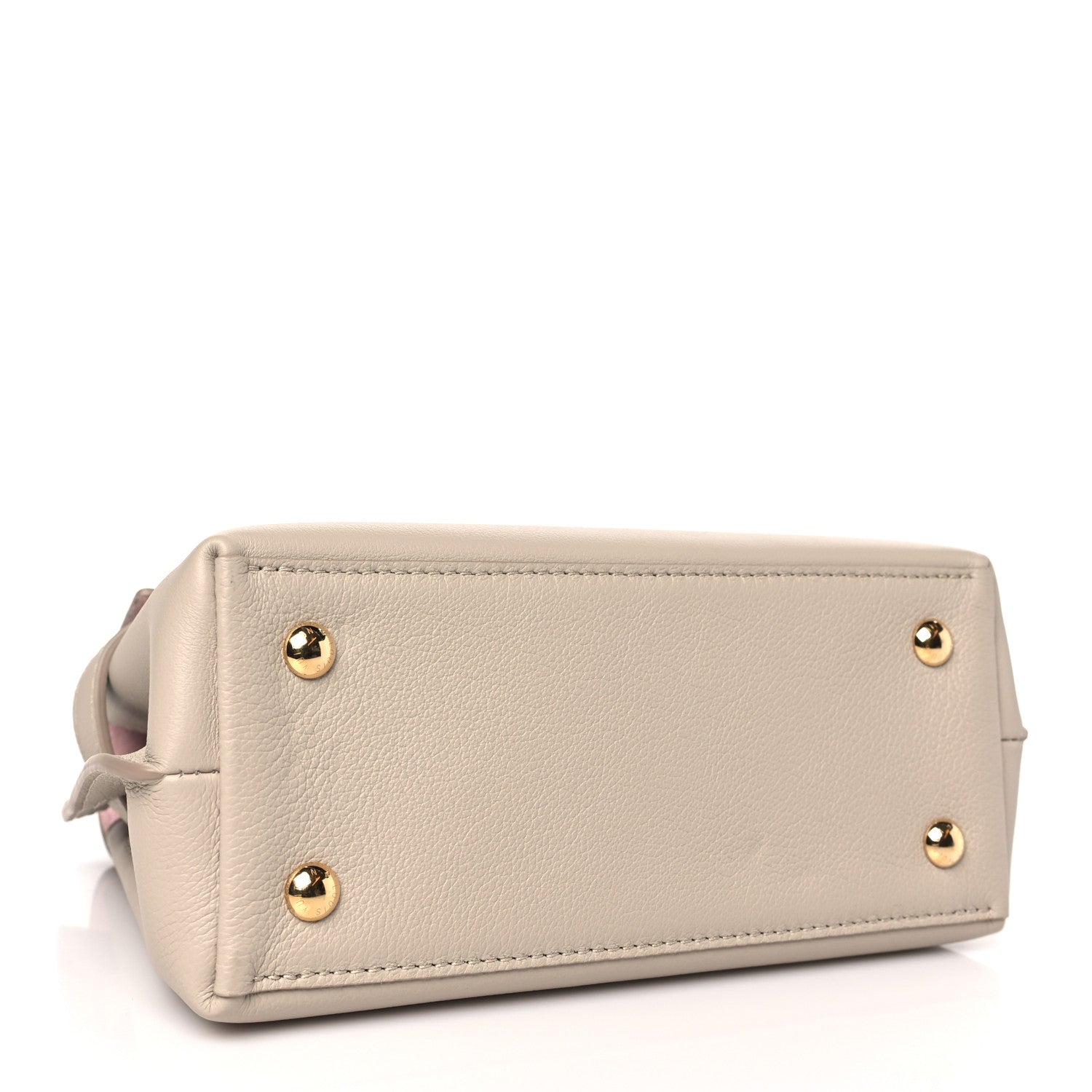 Louis Vuitton Soft Calfskin Mini Lockme Ever Greige 4 of 9