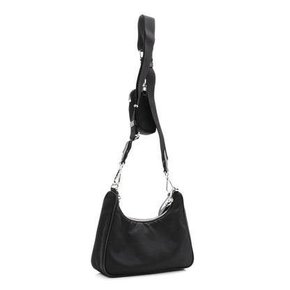 Prada Nylon Re-Edition 2005 Shoulder Bag Black 3 of 9