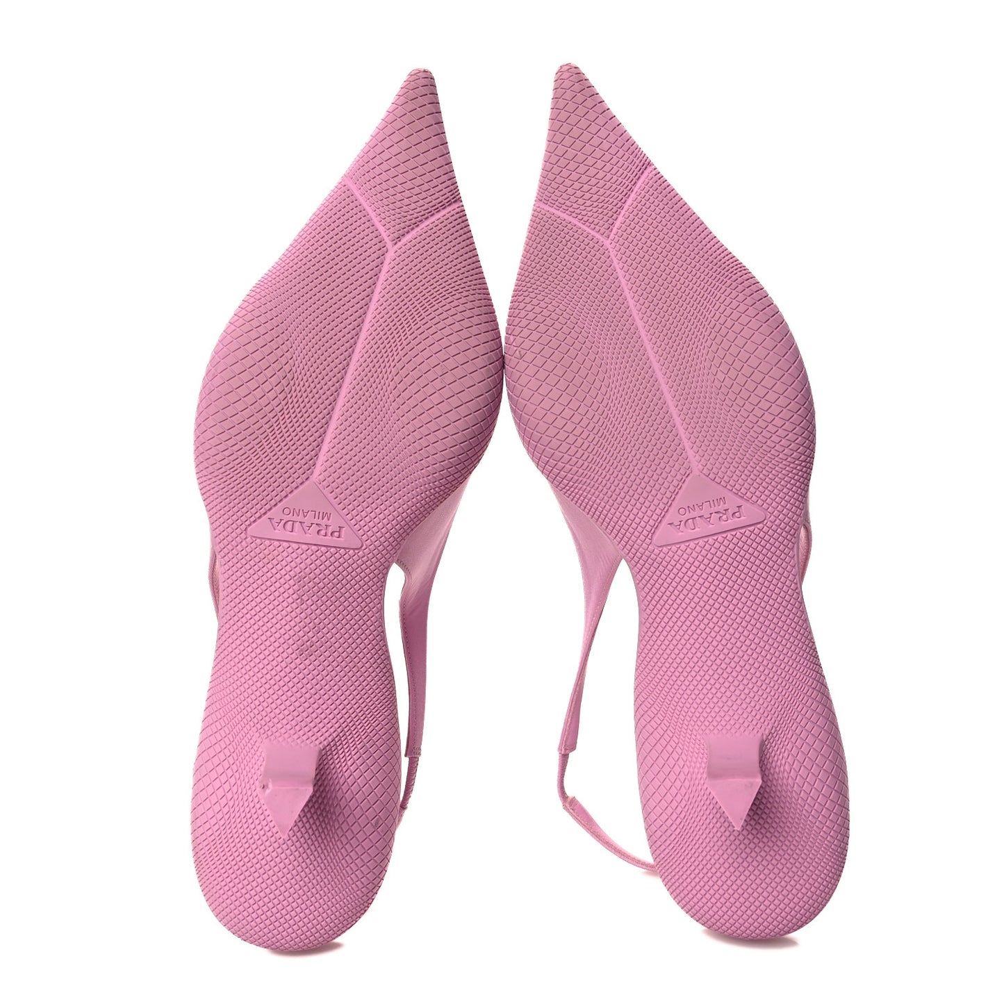 Nylon Flower Pointed Toe 45mm Slingback Pumps 40 Primula