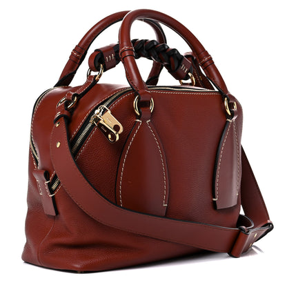 Chloe Calfskin Medium Daria Sepia Brown 3 of 14