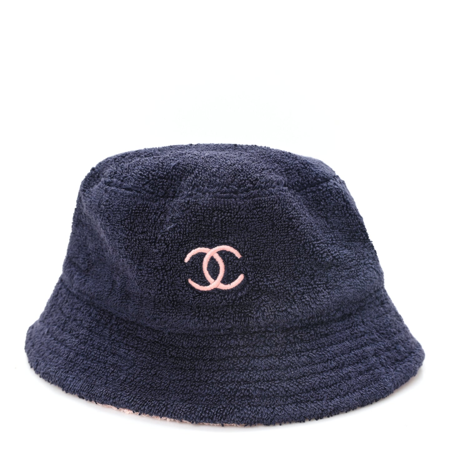 Cotton Terry Cloth CC Bucket Hat S Blue Pink