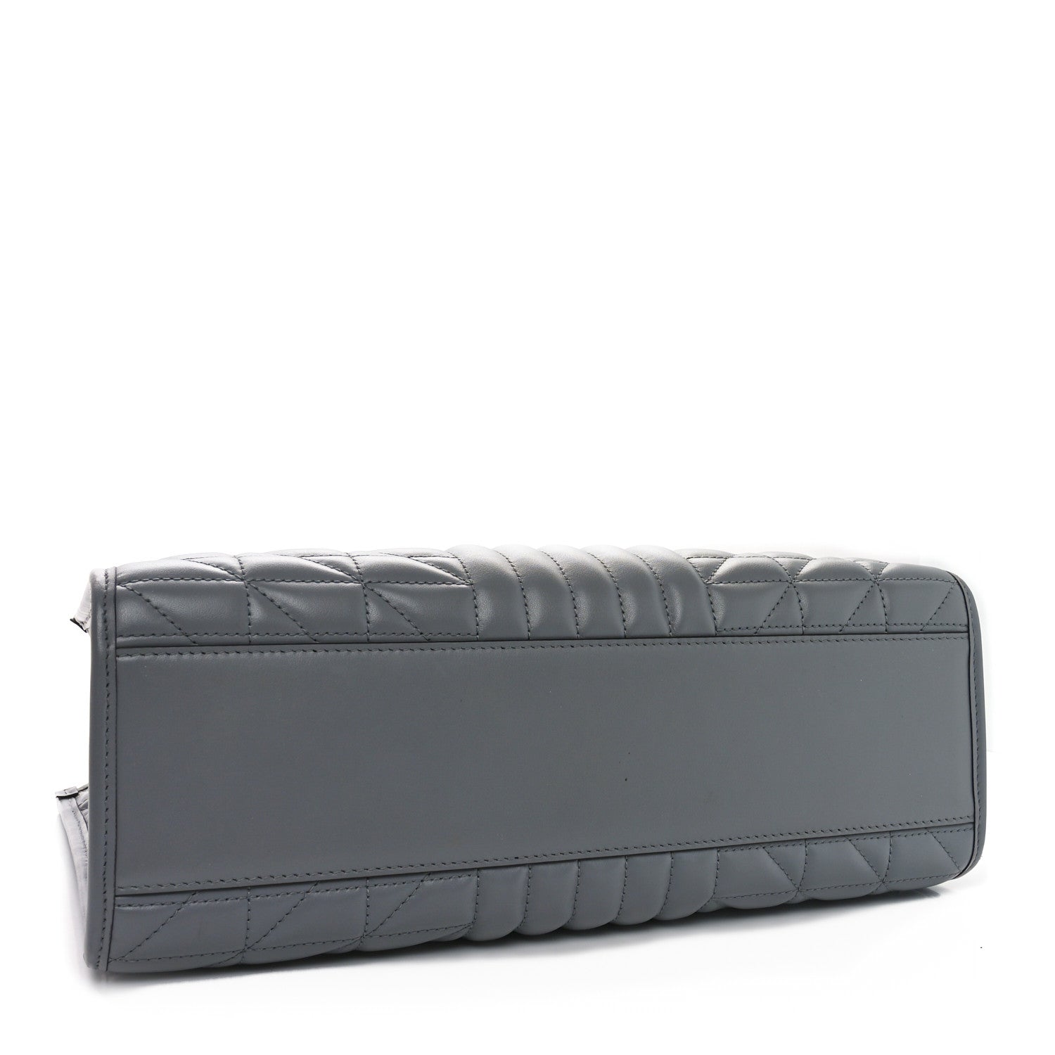 Gucci Calfskin Matelasse Aria Medium GG Marmont Shoulder Tote Deep Grey 4 of 11