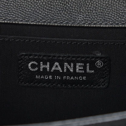 Chanel Caviar Quilted Medium Boy Flap So Black 8 of 9