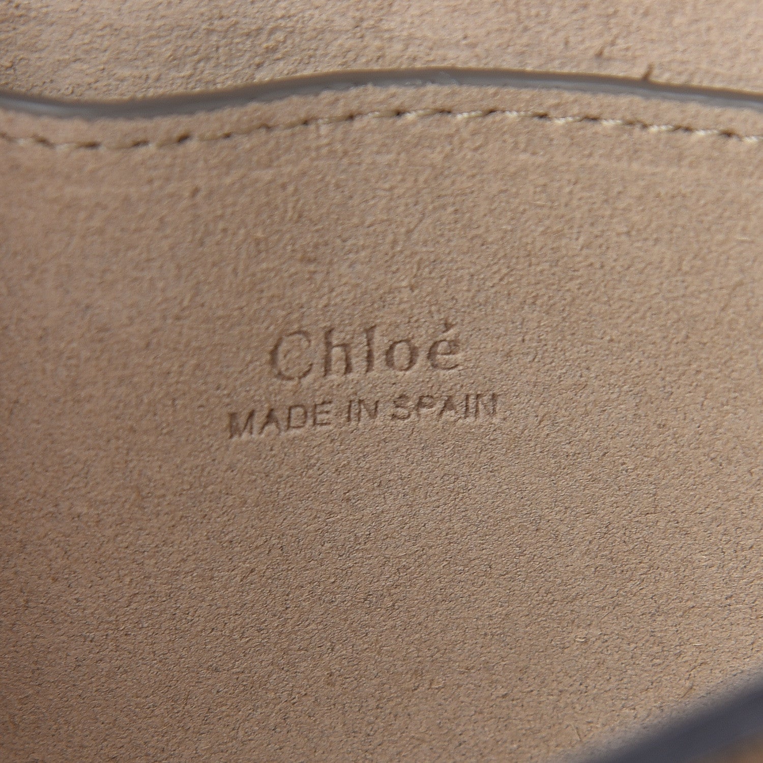 Chloe Suede Calfskin Small Faye Shoulder Bag Motty Grey 6 of 10