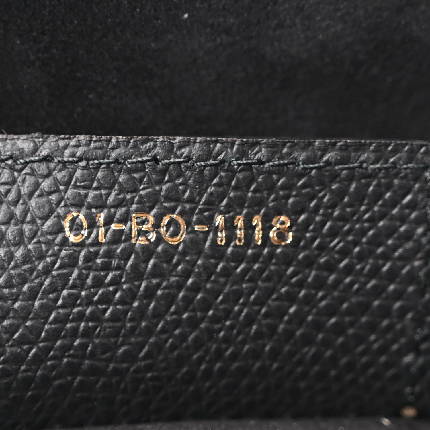 Christian Dior Grained Calfskin Saddle Bag Black 7 of 10