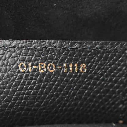 Christian Dior Grained Calfskin Saddle Bag Black 7 of 10