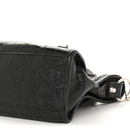 Balenciaga Agneau Arena Silver Hardware Small Le City Black 10 of 13