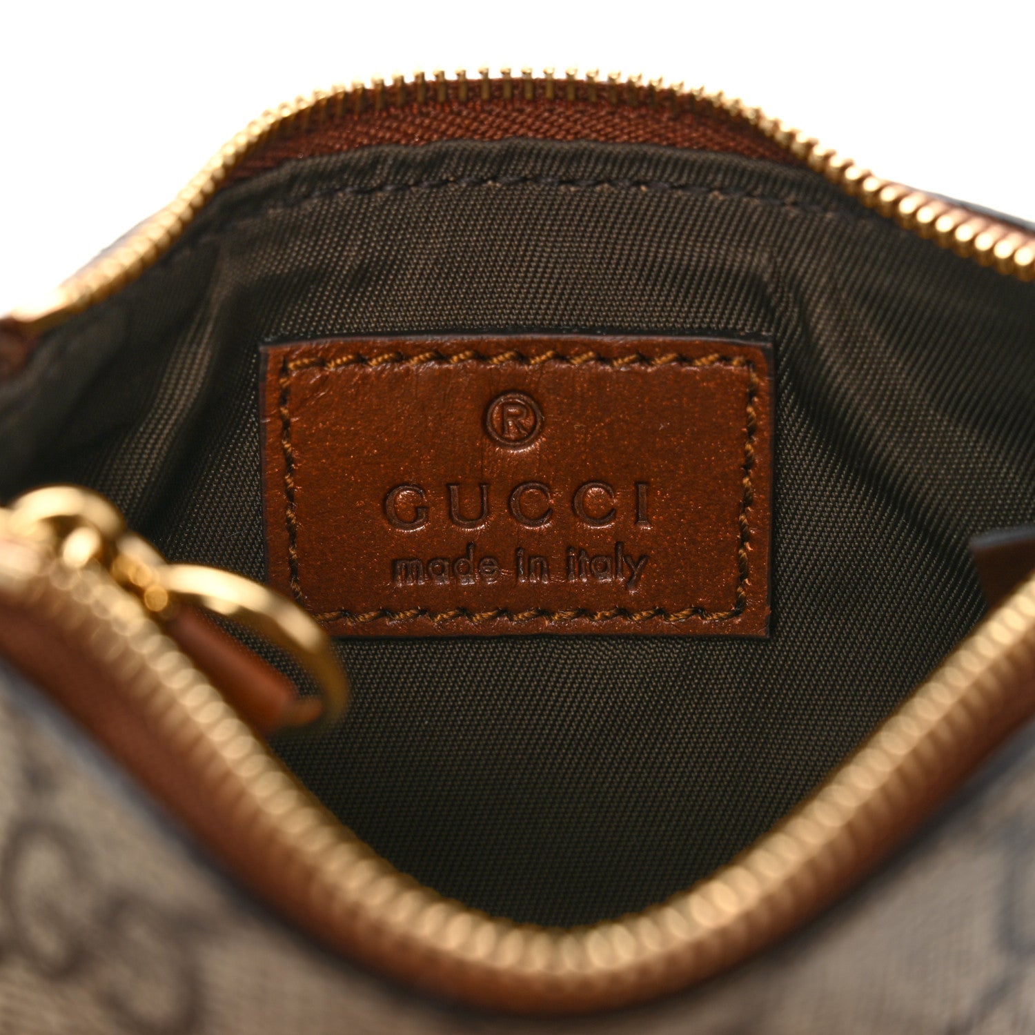 Gucci GG Supreme Monogram Key Case Brown 6 of 11