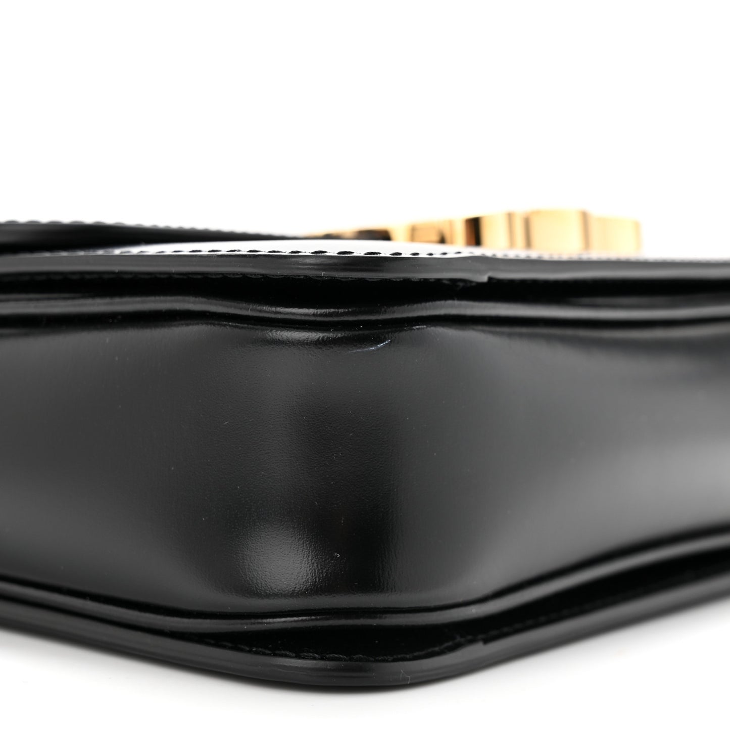 Shiny Calfskin Teen Triomphe Black