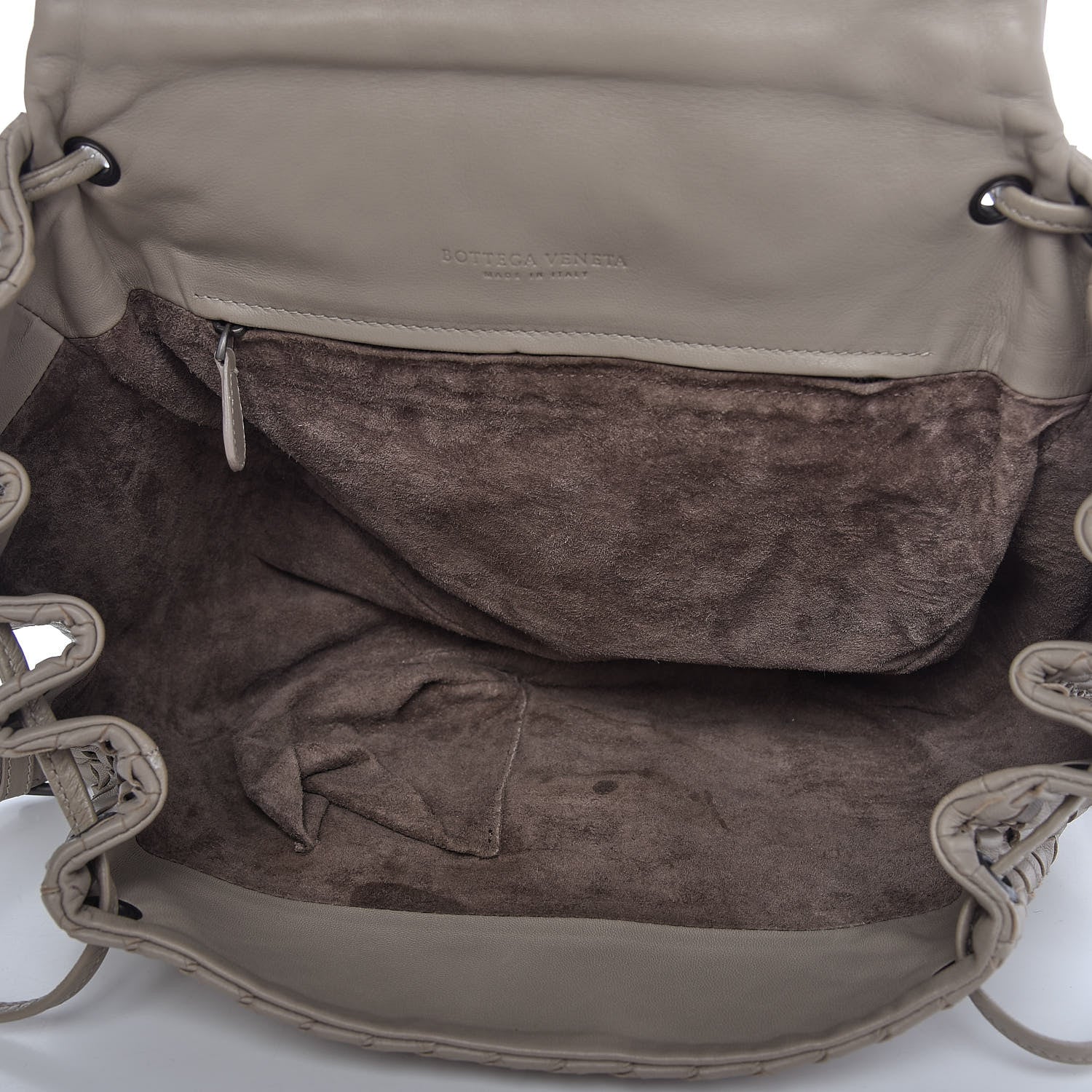 Bottega Veneta Nappa Intrecciato Small Messenger Flap Mink 5 of 15