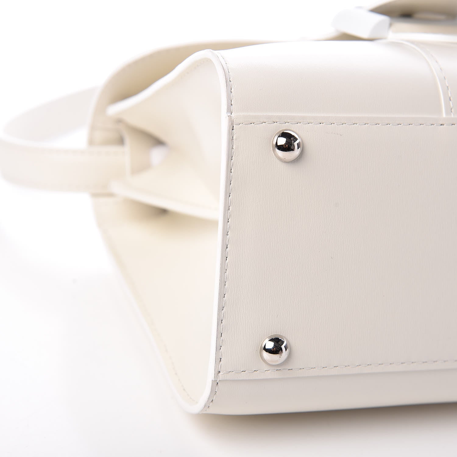 Delvaux Calfskin Mini Brillant Satchel Ivory 19 of 22
