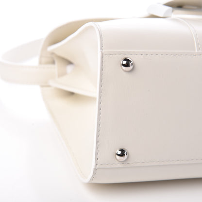Delvaux Calfskin Mini Brillant Satchel Ivory 19 of 22