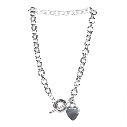 Tiffany Sterling Silver Heart Tag Toggle Necklace 3 of 4
