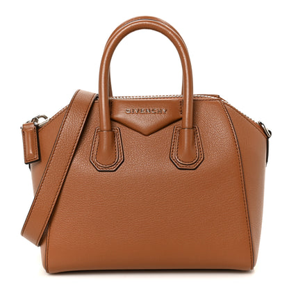 Givenchy Sugar Goatskin Mini Antigona Pony Brown 1 of 10