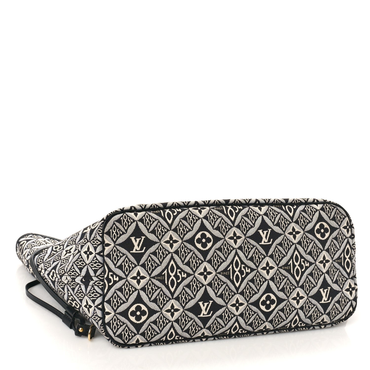 Louis Vuitton Jacquard Since 1854 Neverfull MM Grey 4 of 8