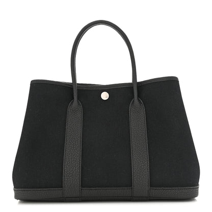 Hermes Toile Negonda Garden Party Tote 30 TPM Black 1 of 11