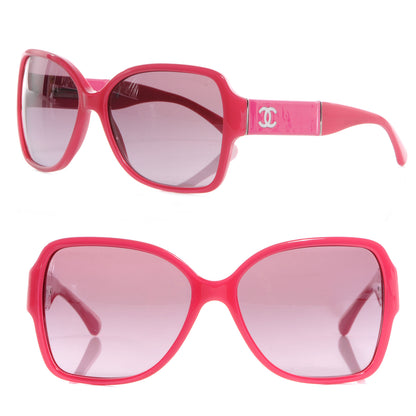 Chanel Patent Leather Sunglasses 5230Q Pink 1 of 4
