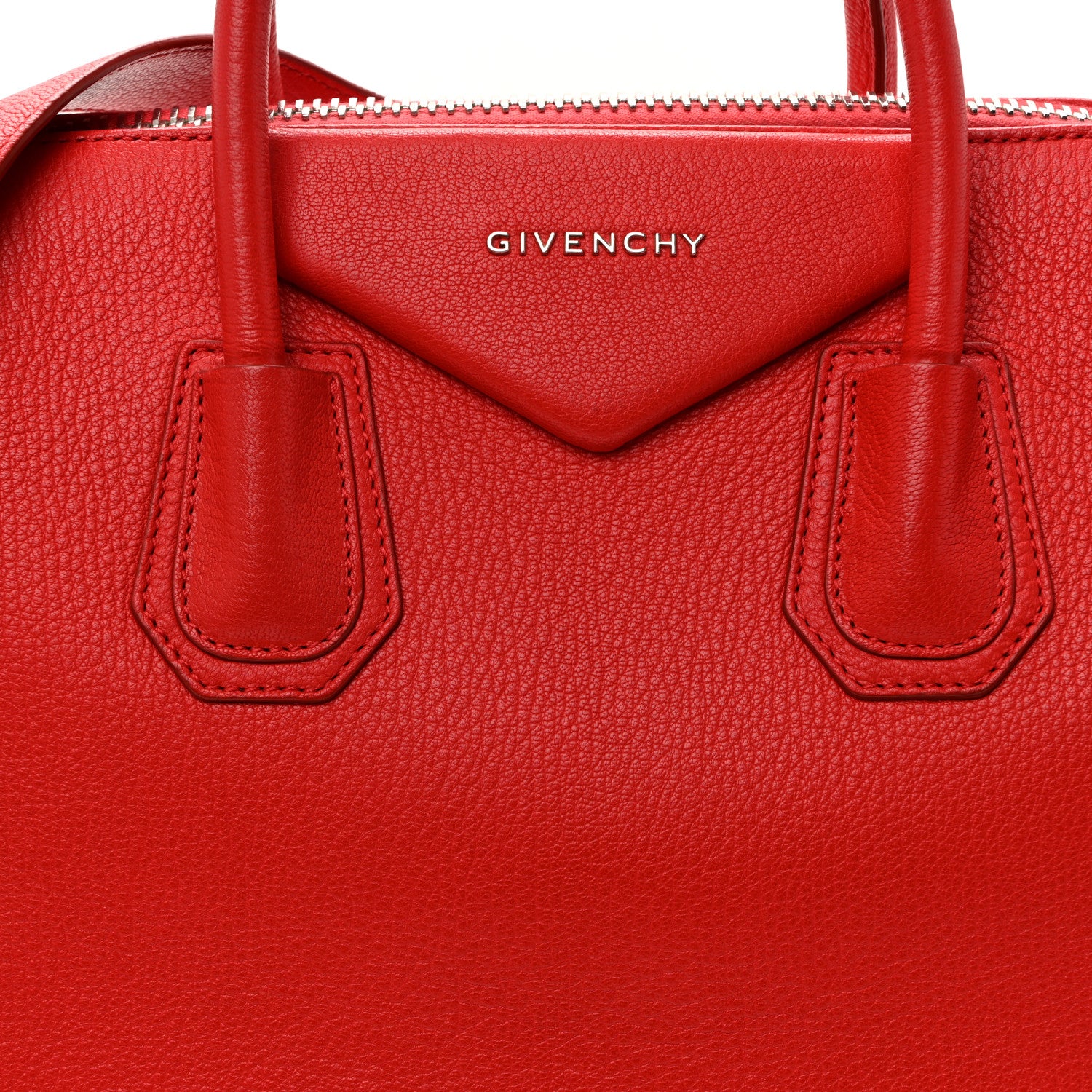 Givenchy Sugar Goatskin Medium Antigona Medium Red 8 of 10