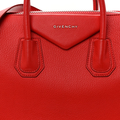 Givenchy Sugar Goatskin Medium Antigona Medium Red 8 of 10