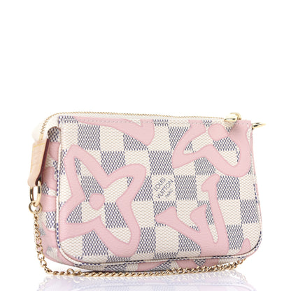Louis Vuitton Damier Azur Tahitienne Mini Pochette Accessories 3 of 10