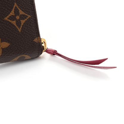 Louis Vuitton Monogram Clemence Wallet Fuchsia 7 of 9