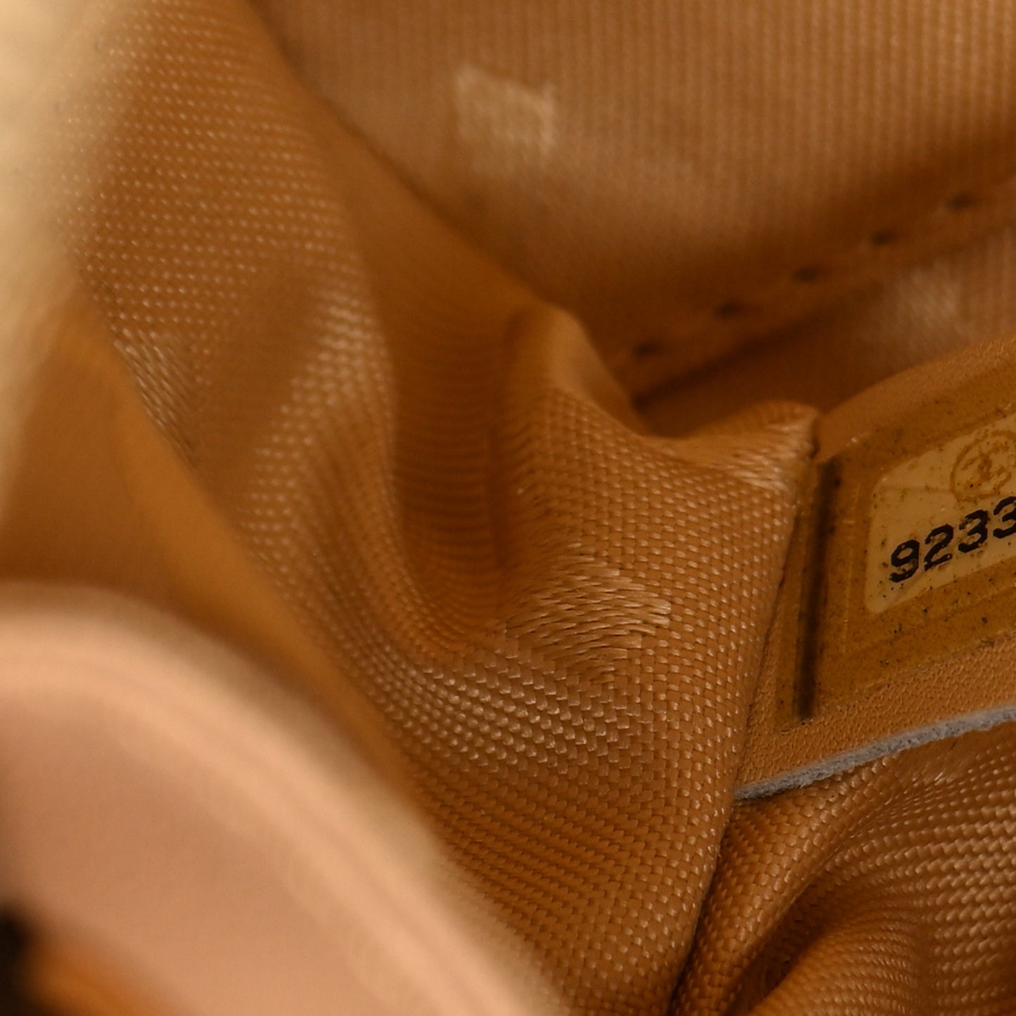 Calfskin Wild Stitch Top Handle Bag Beige