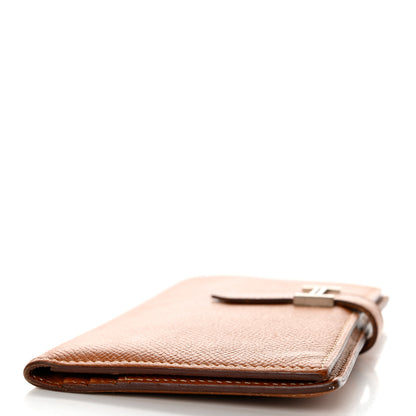Hermes Epsom Bearn Gusset Wallet Gold 9 of 10
