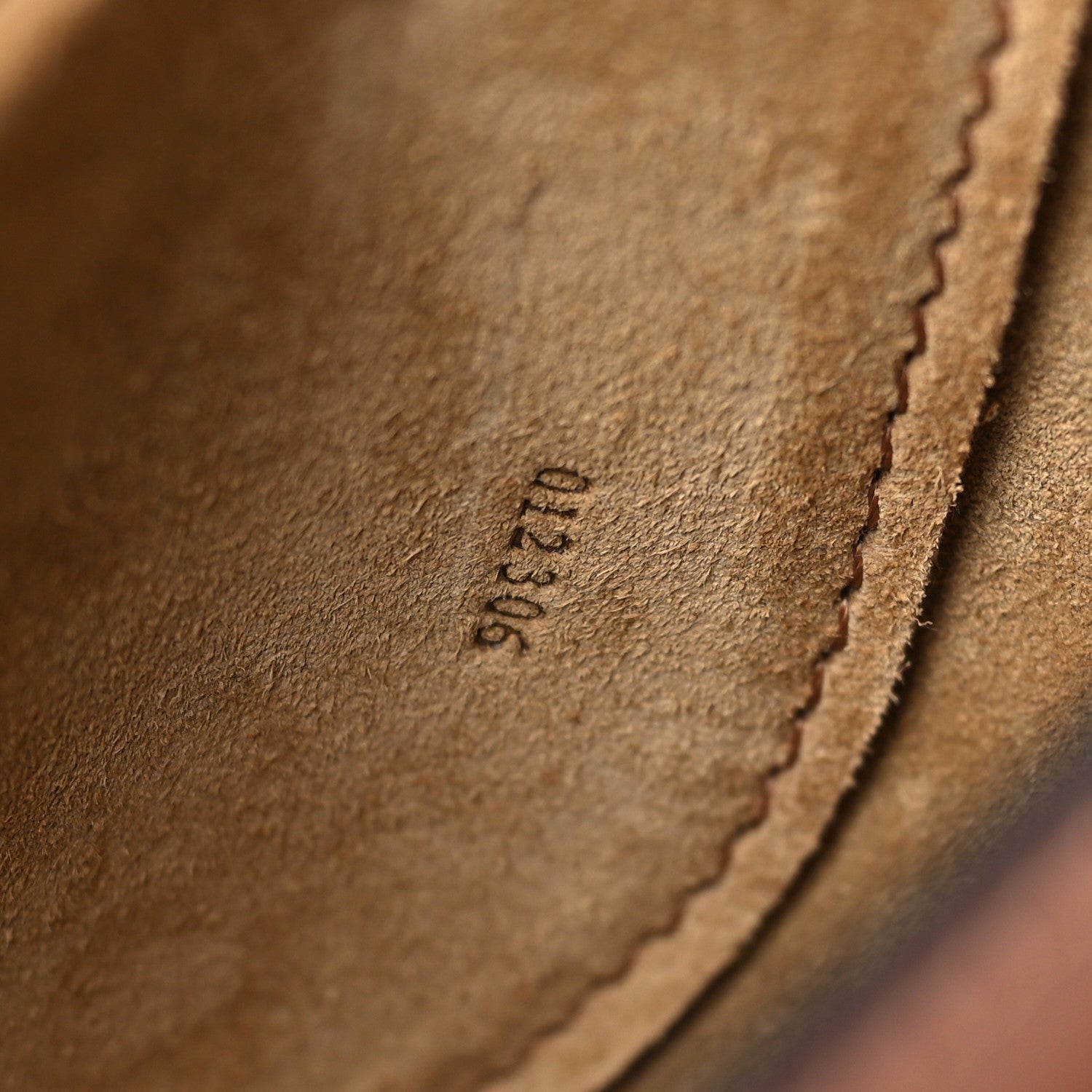 Loewe Calfskin Jacquard Mini Gate Dual Bag Tan 7 of 9
