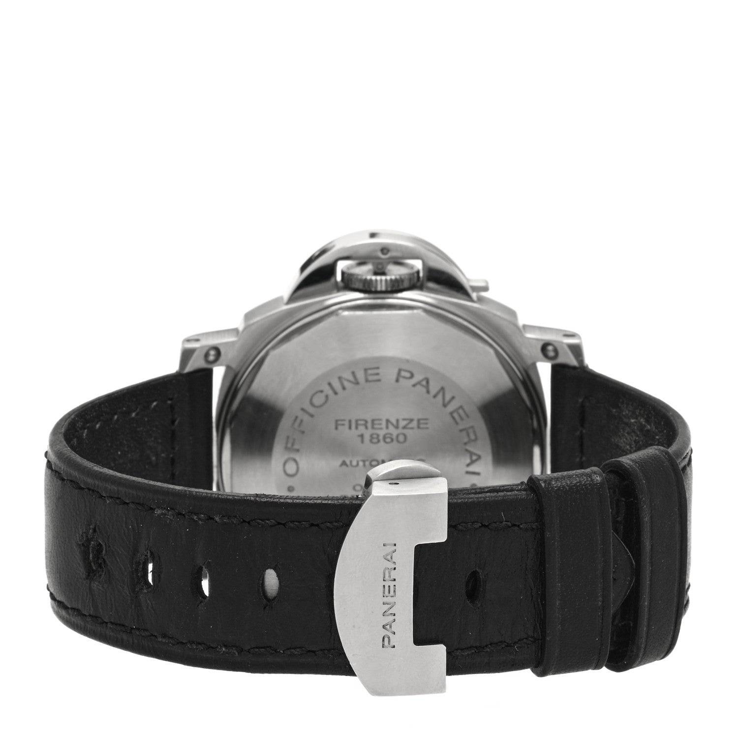 Panerai Stainless Steel Calfskin 40mm Luminor Marina Automatic Watch Black PAM00048 3 of 5
