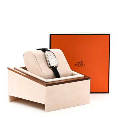 Hermes Stainless Steel Barenia 26mm Galop Quartz Watch Noir 5 of 5