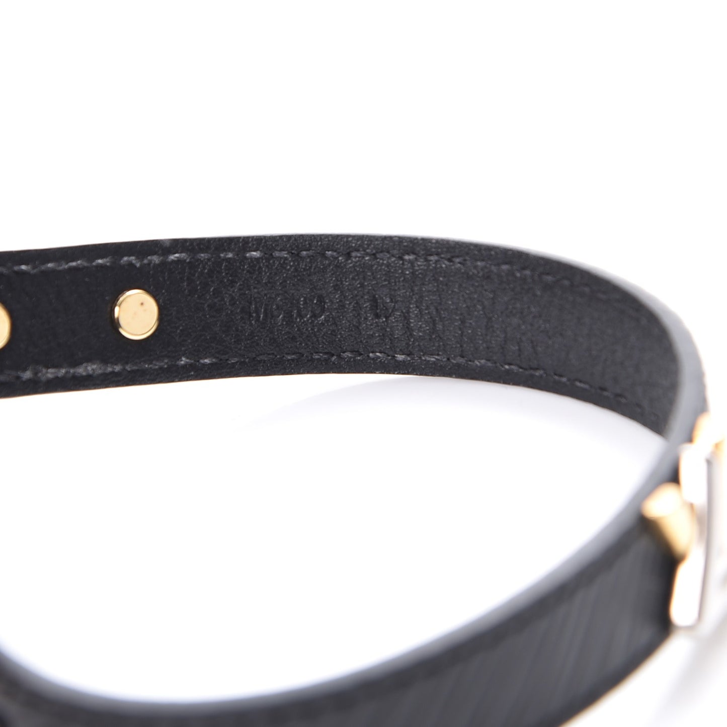 Epi Twist It Bracelet 19 Black