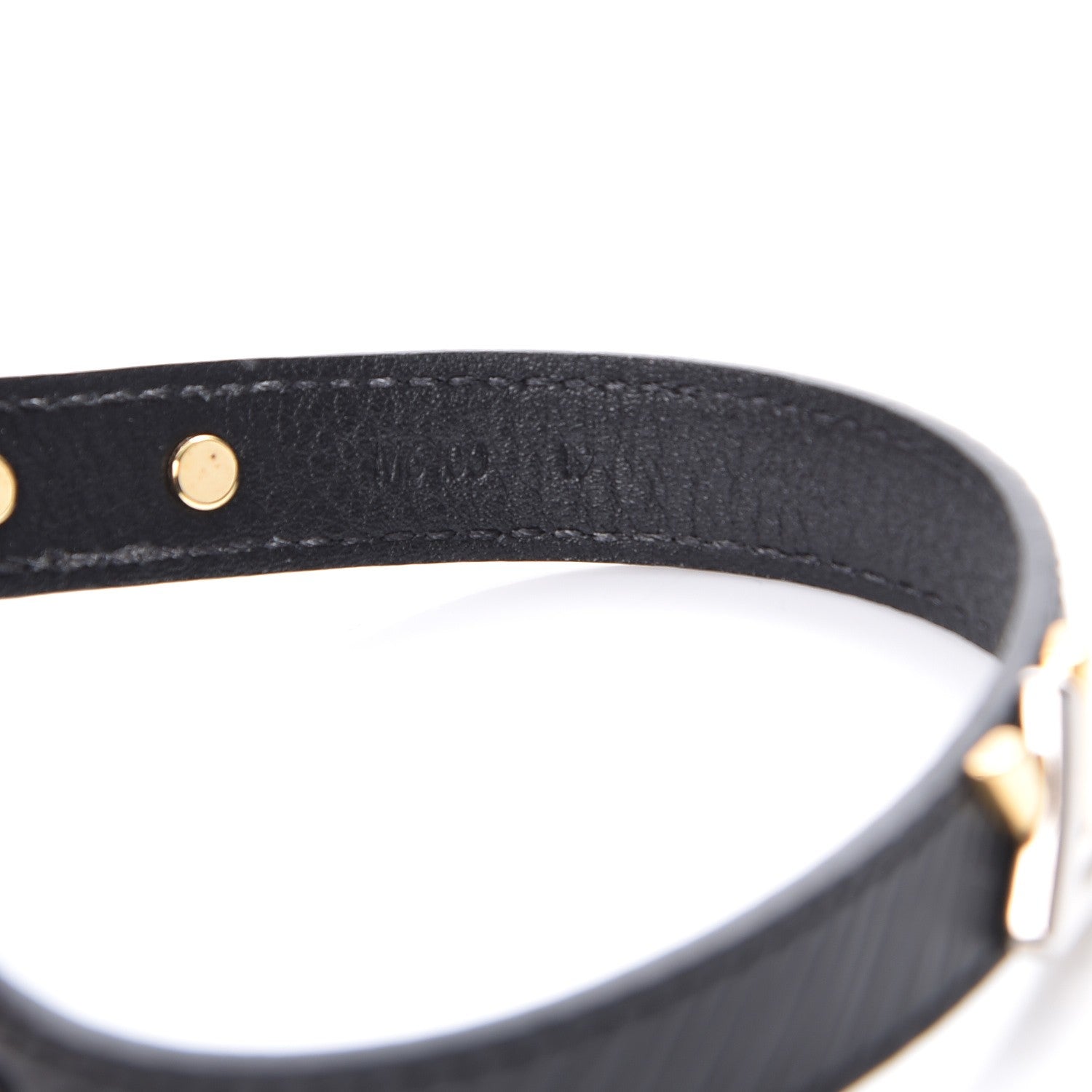 Louis Vuitton Epi Twist It Bracelet 19 Black 5 of 8