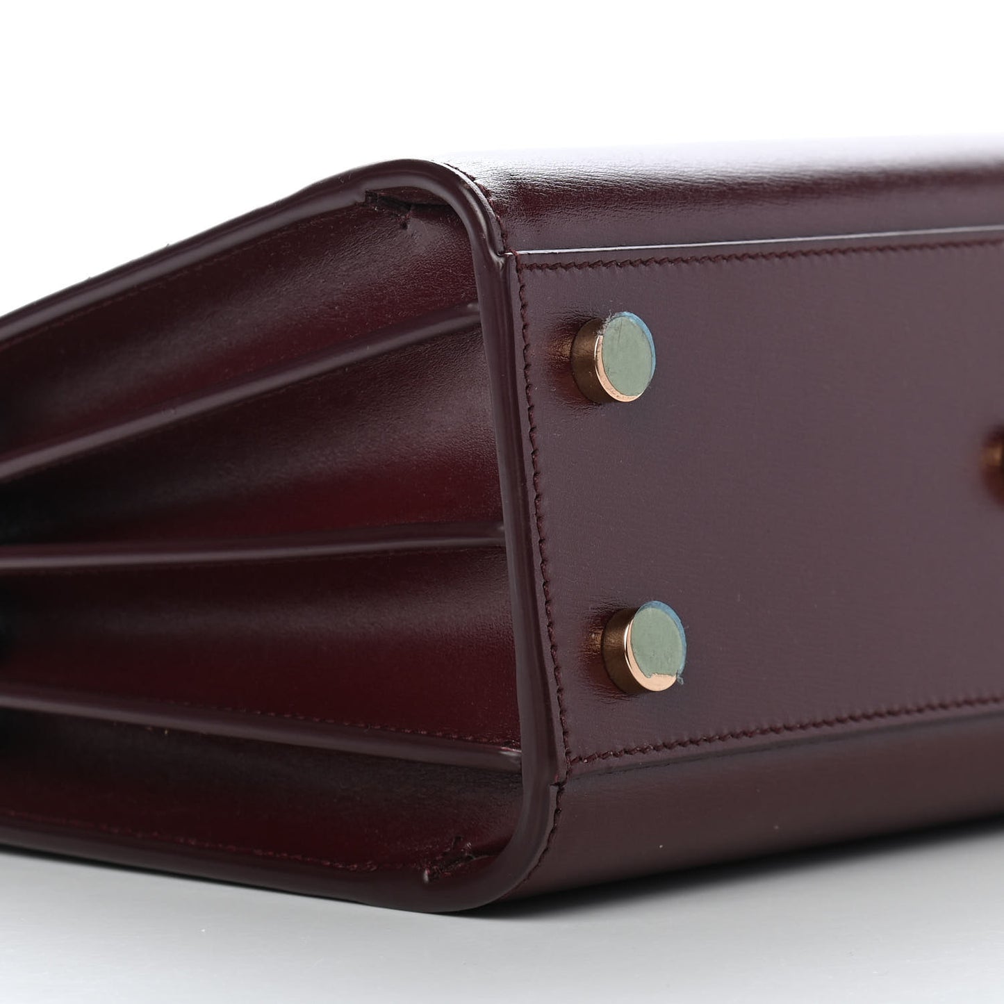 Calfskin Nano Sac De Jour Dark Amaranto