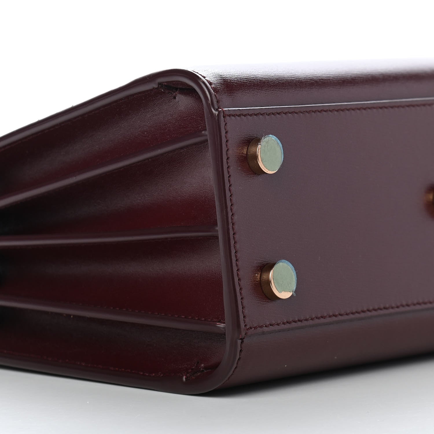 Saint Laurent Calfskin Nano Sac De Jour Dark Amaranto 8 of 12