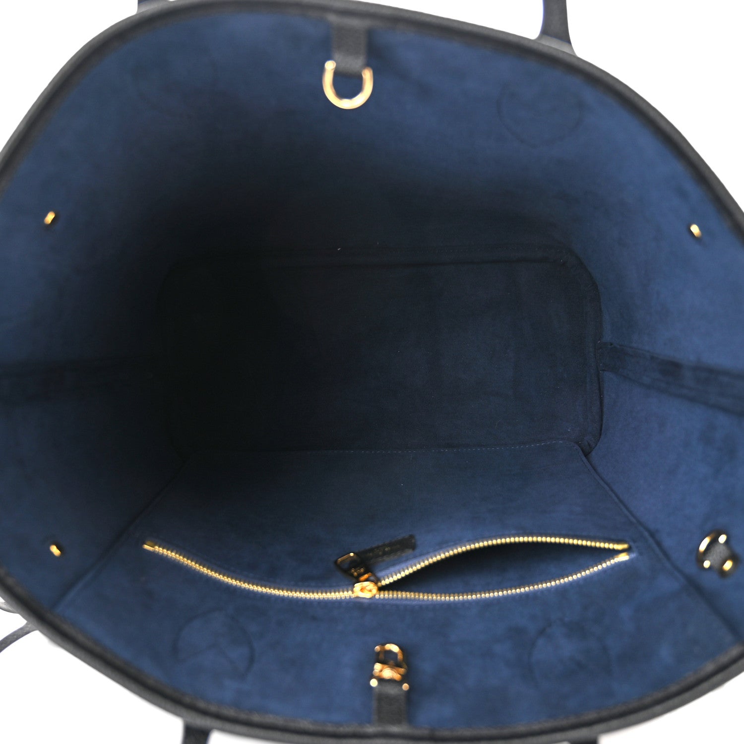 Louis Vuitton Empreinte Monogram Giant Neverfull MM Black 6 of 10