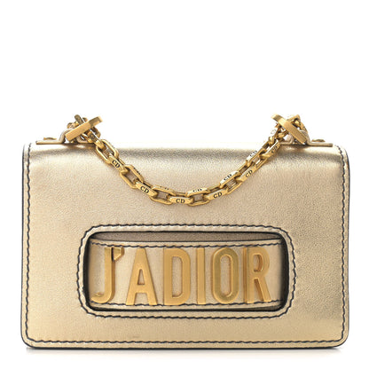 Christian Dior Metallic Calfskin J'Adior Chain Flap Bag 1 of 10