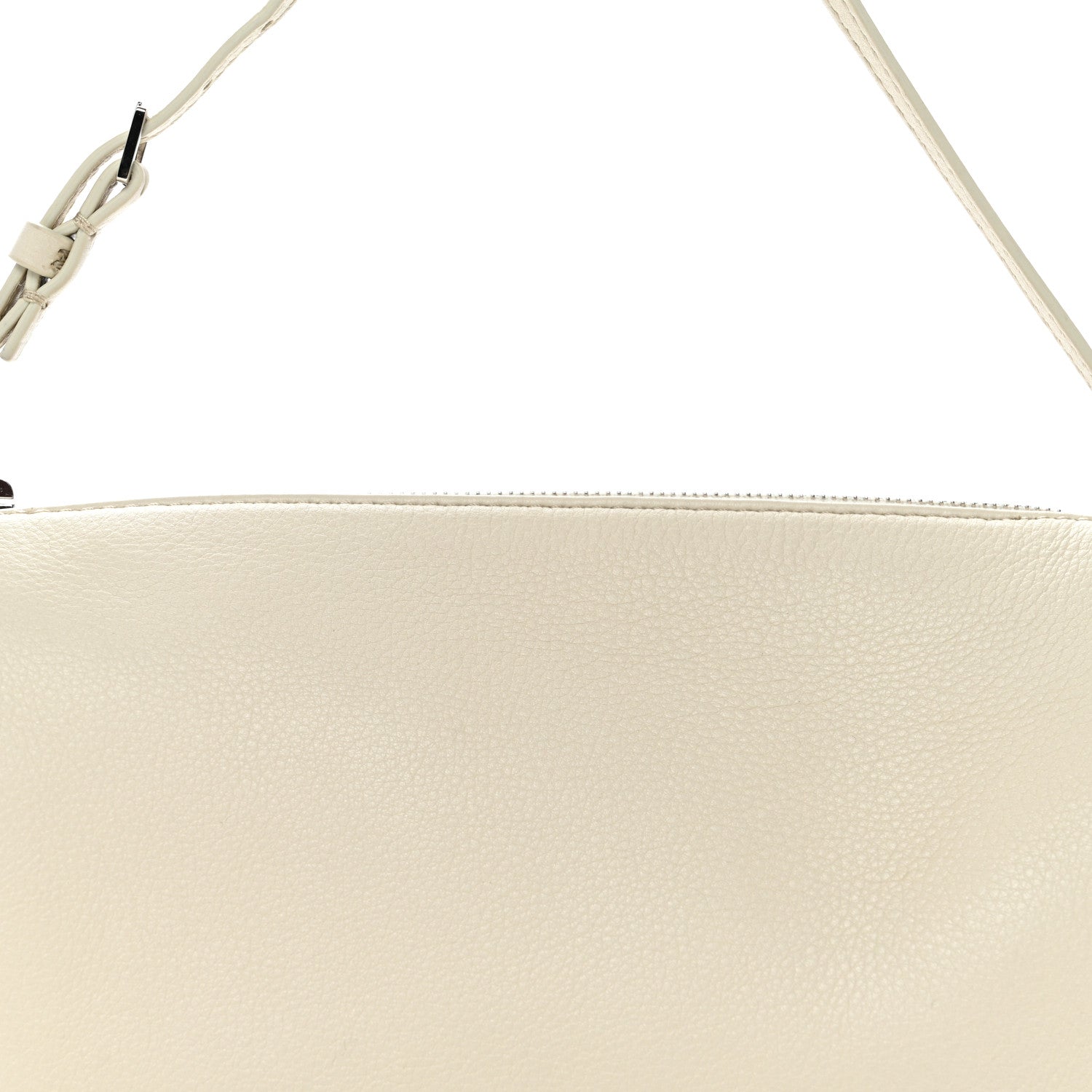 The Row Grained Calfskin 90's Bag Ivory 7 of 9