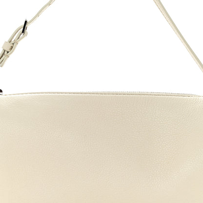 The Row Grained Calfskin 90's Bag Ivory 7 of 9