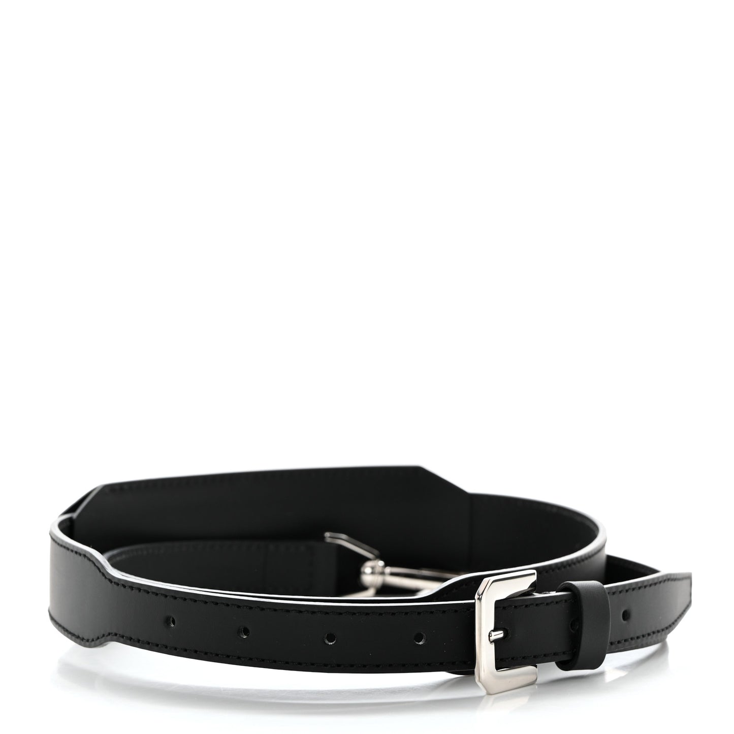Calfskin Adjustable Shoulder Strap Black