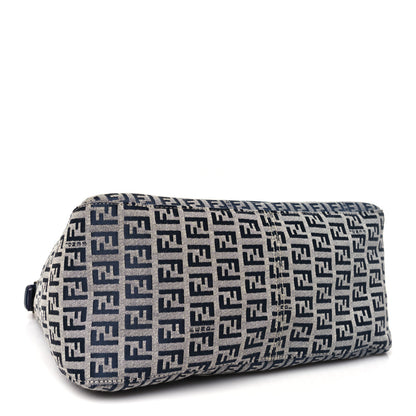 Fendi Zucchino Mama Baguette Navy 4 of 9