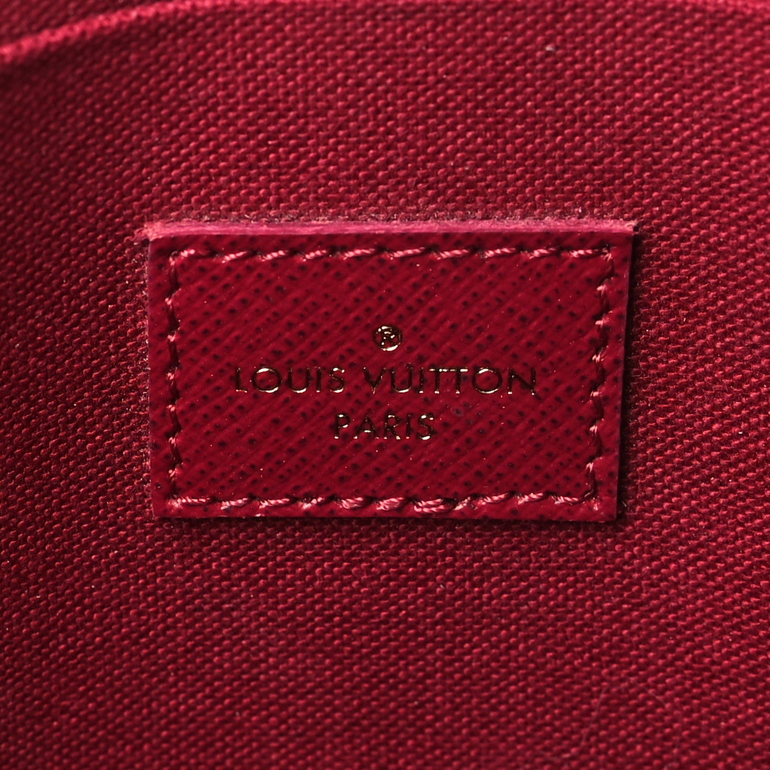 Louis Vuitton Monogram Pochette Felicie Chain Wallet Fuchsia 6 of 10