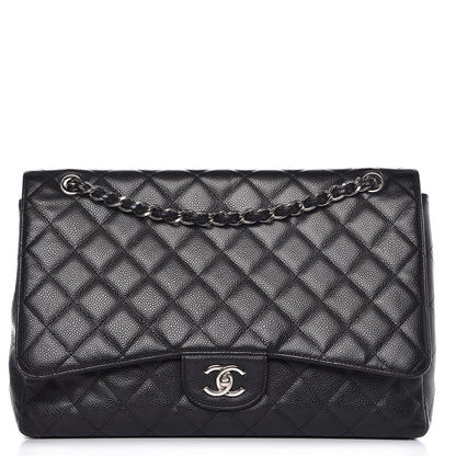 Chanel Caviar Quilted Maxi Single Flap Black 1 of 12