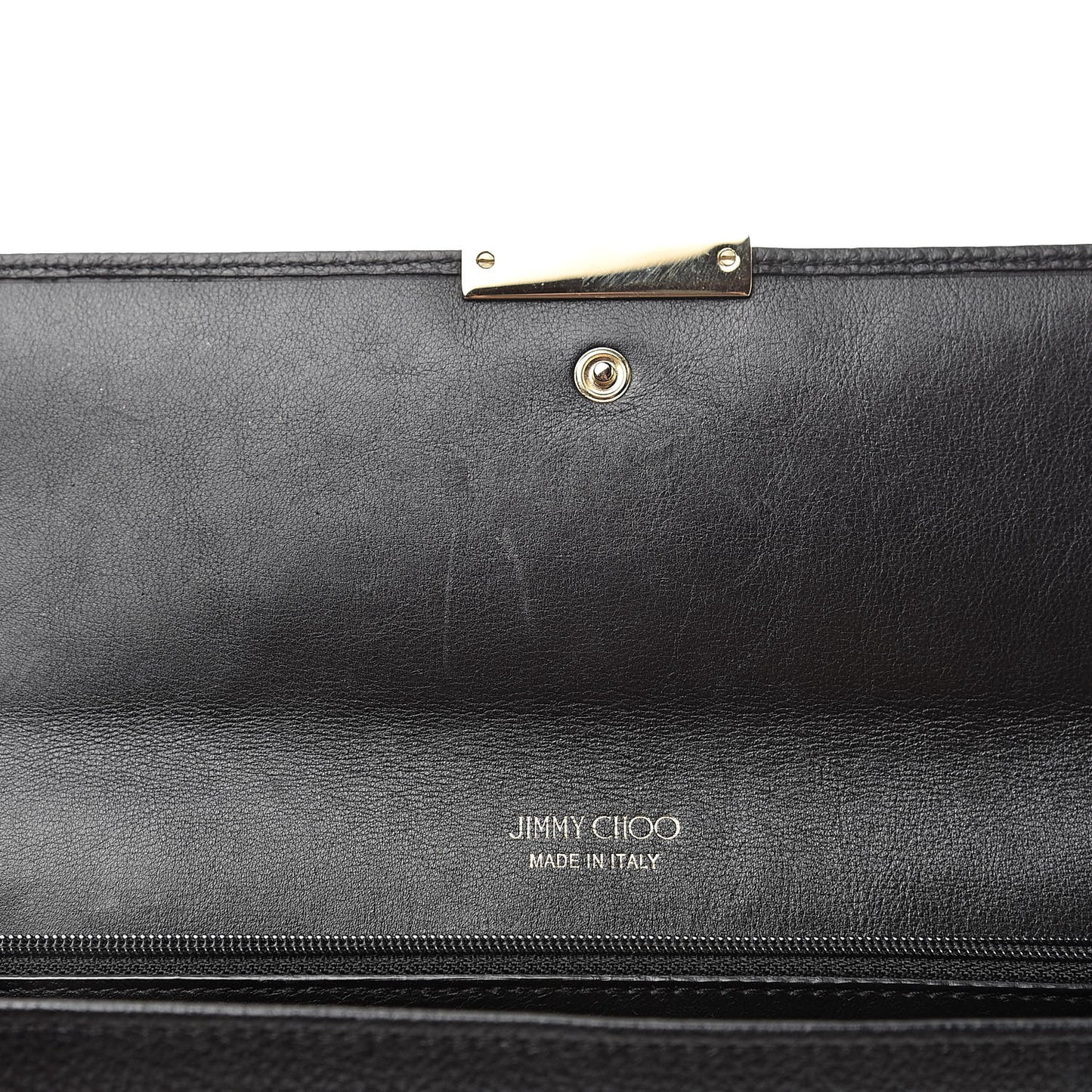 Calfskin Reese Clutch Wallet Black