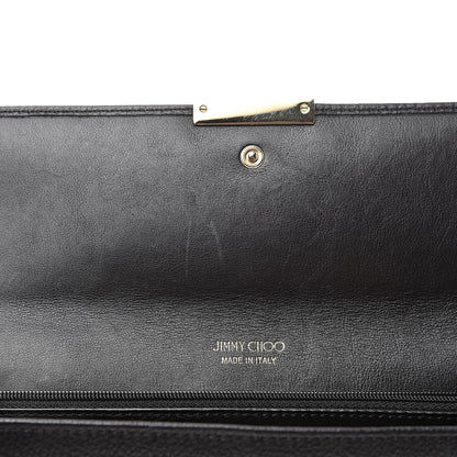 Jimmy Choo Calfskin Reese Clutch Wallet Black 7 of 8