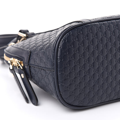 Gucci Soft Microguccissima Mini Dome Bag Blue 9 of 10