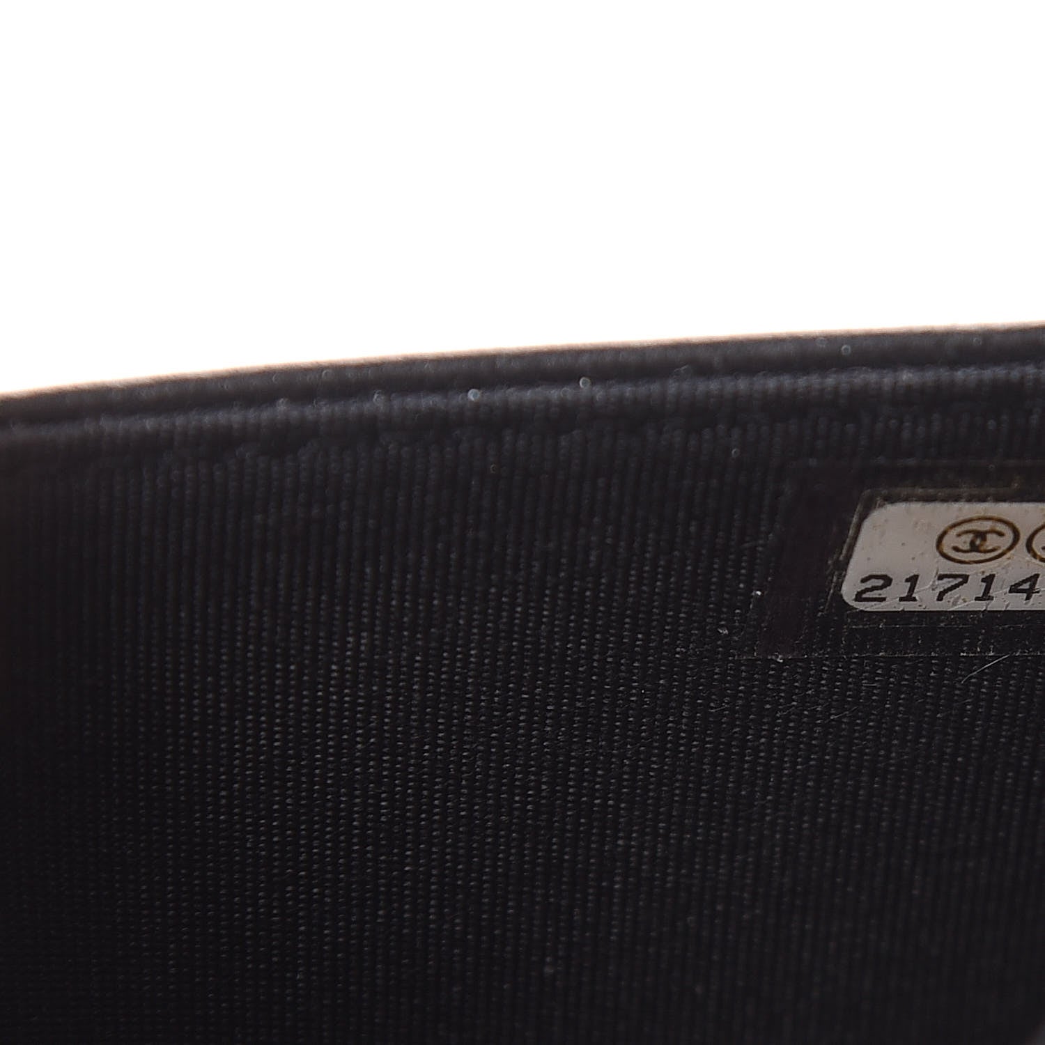 Chanel Goatskin Quilted Diamond CC Wallet On Chain WOC Black 7 of 12