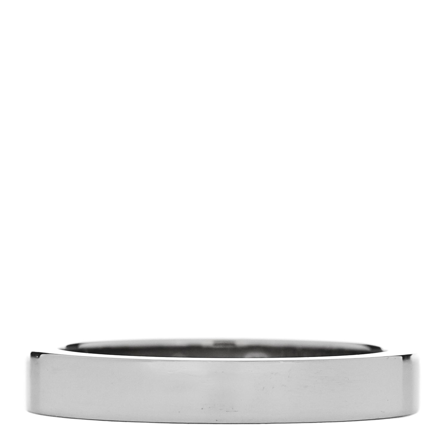 Cartier Platinum Diamond 3mm C De Cartier Wedding Band Ring 50 5.25 3 of 4