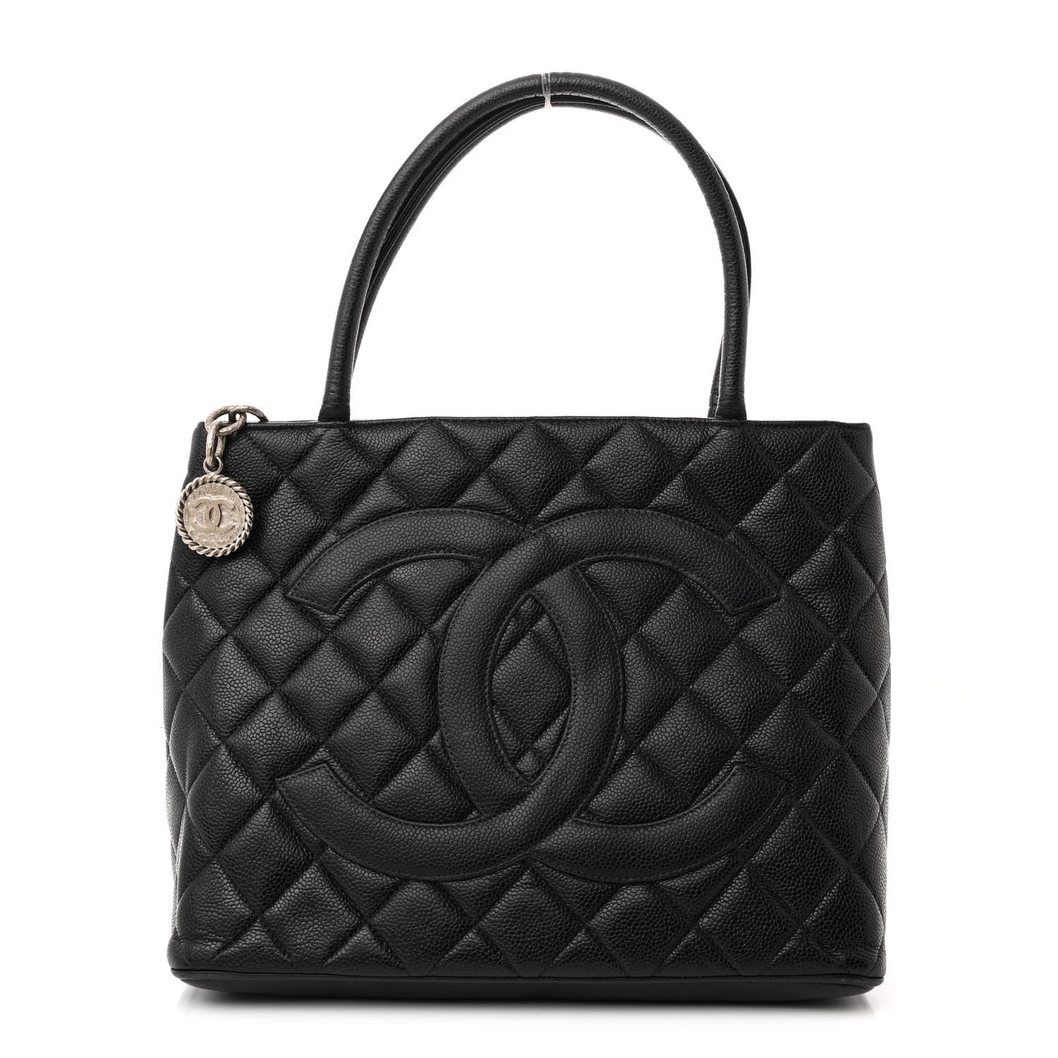 Chanel Caviar Quilted Medallion Tote Black 1 of 11