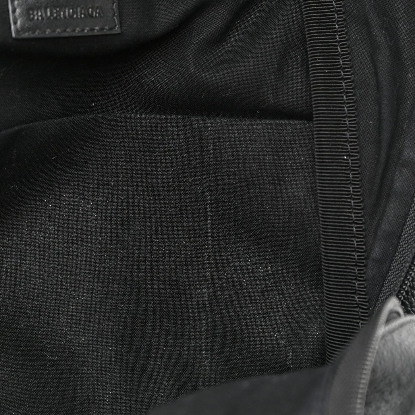 Grained Calfskin Small Explorer Backpack Black